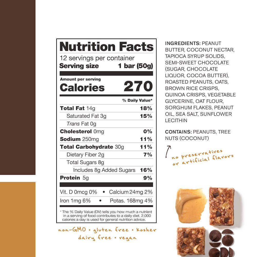 Skratch Labs Energy Bar - Peanut Butter + Chocolate - Fuel Goods