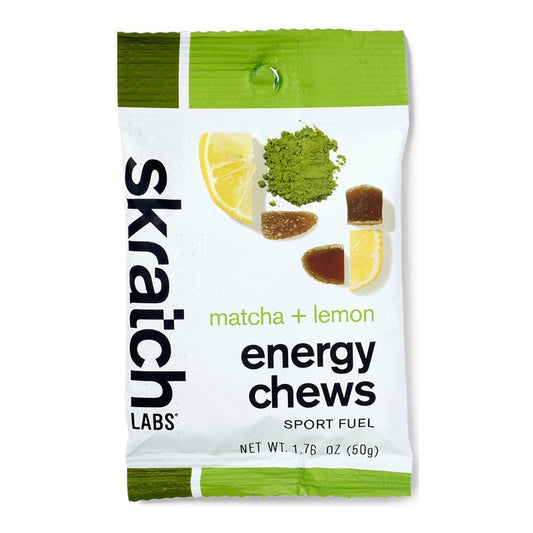 Skratch Labs Energy Chews - Matcha Green Tea + Lemon - Fuel Goods