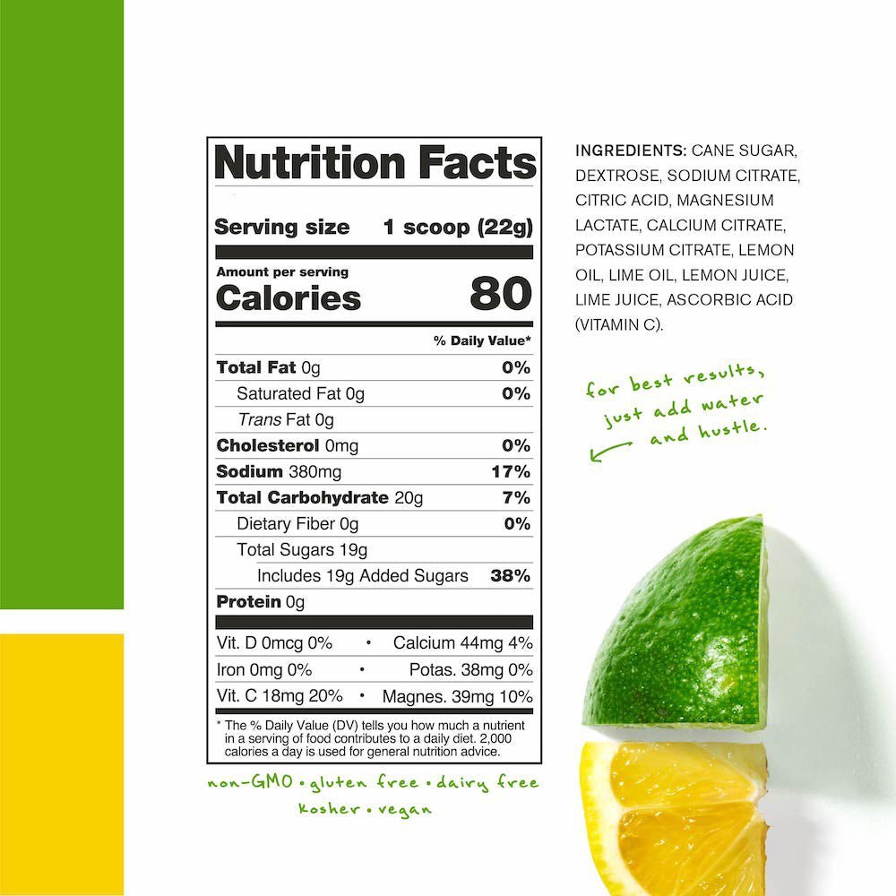 Skratch Labs Hydration Sport Drink Mix - Lemon + Lime - Fuel Goods