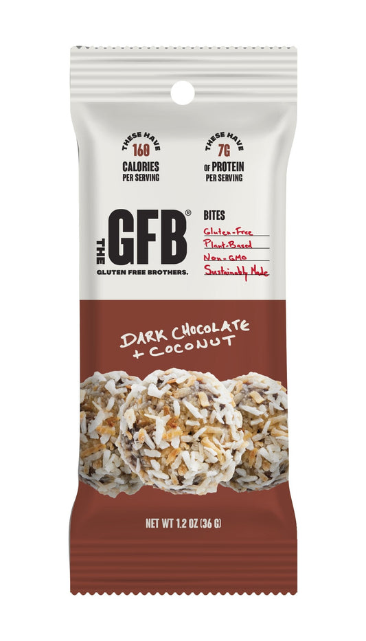 The GFB Bites 1.2 oz - Coconut Dark Chocolate - Fuel Goods