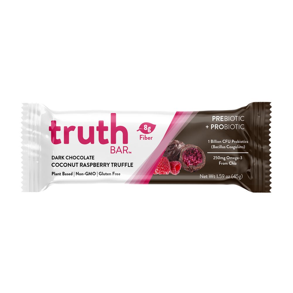 Truth Bar Dark Chocolate Raspberry Coconut - Fuel Goods