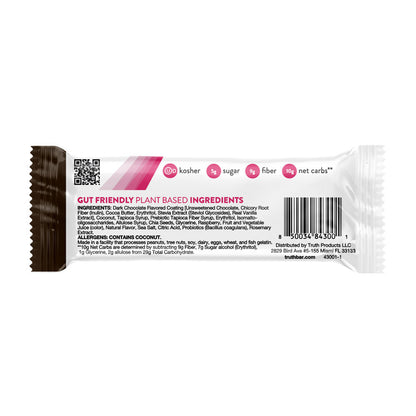 Truth Bar Dark Chocolate Raspberry Coconut - Fuel Goods